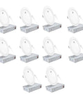 Ten pack of Six Inch LED Dimmable Downlight With 90 Minute Emergency Battery Backup And Ultra Slim Recessed Can Light.