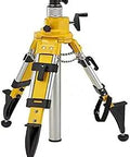 Reliable Elevator Tripod For Laser Levels On Site Mini Adjustable Stand Extends From 27 To 66 Inches And Collapses To 30 Inches High Visibility Yellow Workhorse Build