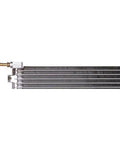 Heavy Duty Transmission Oil Cooler Kit That Keeps Your Dodge Grand Caravan And Chrysler Town And Country Running Smoothly From 01 To 04 So You Can Skip The Overheating Headache And Stay Cool On The Road No Matter How Long You Drive. silver plate cooler with brass fitting