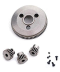 Beefy 86T Metal Spur Gear Set With 17T 19T 21T Pinions For 1 to 10 Scale 2WD RC Cars Compatible With Stampede Rustler