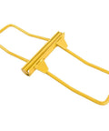 90 Degree Metal Sheet Press Brake Hand Powered Heavy Duty Seamer Yellow Powder Coated Bending Tool