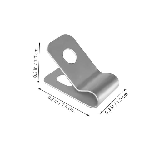 Beefy Heavy Duty Stainless Steel Wire Clips For Garden Fence And Wire Fencing Quick Assembly And Removal Clamps Pet Cage Fixing Clips