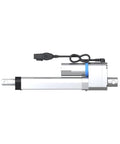 Premium Electric Linear Actuator Drive Rock Solid Construction Plug And Play Mounting Hella Durable Components Straightforward Maintenance For Pro Grade Systems side view with mounted connector