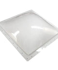 White 22 By 30 Rectangular Skylight Dome Made From Tough Polycarbonate Easy Install For Attic Roofs Or Sunrooms Includes Care Instructions And 10.3 Oz Sealant Built To Last Low Maintenance Replacement Skylight