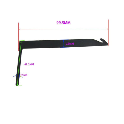 EM 5818 Wire Cutting Lock Hook Knife With Thread Catcher For SWF Embroidery Machines High Precision Cutter Tool Black Steel