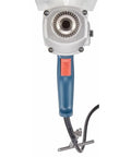 Close-up of Two Speed Hammer Drill With 8.5 Amp Motor, Auxiliary Handle With Built-In Depth Gauge, front view of drill head