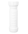 Skip The Nightmare Of Clogged Drains With This Heavy Duty RV Anti Overflow Valve That Locks Down Sewage Backups And Keeps Your Camper Rig Spotless On The Road, white PVC construction.