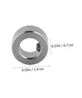 10 Pack Stainless Steel Locking Collars For Printers With Easy Installation And Lightweight Design Built To Last T8 Lead Screw Lock Rings For 3D Printer Shafts, close-up view