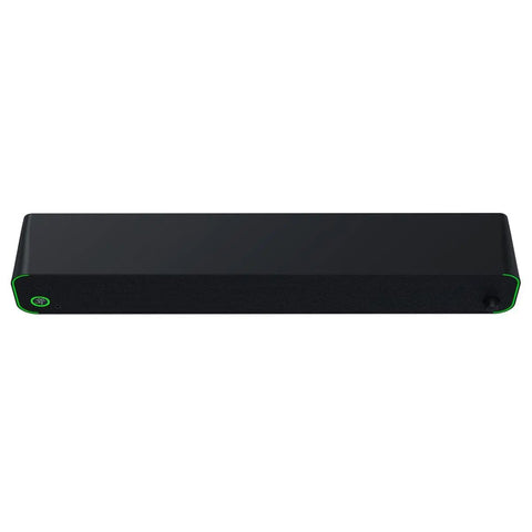 Front view of CR StealthBar Desktop PC Soundbar With Bluetooth Dope Compact Under Monitor Friendly Desktop Audio Upgrade