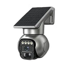 Rugged Wireless Solar Security Camera With 4G Lte Upload And Crisp Five Megapixel Clarity For Yards And Work Sites featuring pan tilt design.