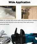 Badass Performer Foam Planer Saw And Insulation Trimmer Works Like A Charm On Spray Foam Polyurethane Wall Cleanup in use.