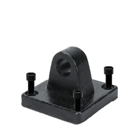 CA Series Link Base Single Ear Mounting Bracket For Pneumatic Cylinders CA80 Iron Accessory with Rust Prevention, Side View
