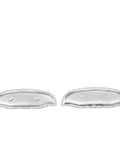 Pair of aluminum clips for Premium Hood Heat Shield For Leapmotor B10 2025 2027, designed for easy installation.