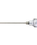 Side view of One Half Inch NPT Thread Thermocouple Terminal Head PT100 Stainless Steel Temperature Sensor Probe 200mm Length, Heavy Duty Pro-Grade