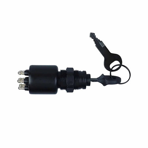 Durable Boat Key Switch Ignition And Safety Lanyard Assembly Replacement For Outboard Motors 40 To 200HP Plug And Play Starter With Lanyard Weather Resistant Easy Install Universal Outboard Replacement Part
