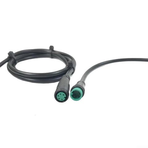 Up Your E-Bike Game With This Smooth 80Cm Waterproof 5-Pin Display Extension Cable That Nabs Perfect Compatibility For Kt And Bafang Systems To Upgrade Your Ride Seamlessly Without Cutting Wires, black cable