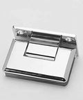 Heavy Duty Glass Cabinet Door Hinges for Wood Cabinets, zinc alloy, smooth operation, stable, easy to install.