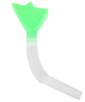 Seed Planter Tube Replacement Part Plastic Seed Distribution Tube For Corn Easy Install Replacement Robust And User Friendly Accessory For Farm Seeding with green top and flexible design