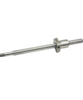 Beefy SFU2505 Ball Screw 25mm Diameter 5mm Pitch Lead Right Hand Thread With BK20 BF20 End Machined C7 Grade Flange Nut And Motion Rail 600mm