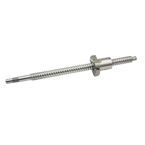 Beefy SFU2505 Ball Screw 25mm Diameter 5mm Pitch Lead Right Hand Thread With BK20 BF20 End Machined C7 Grade Flange Nut And Motion Rail 600mm