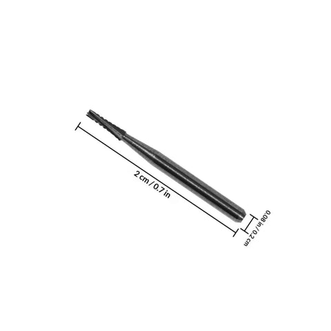 Close-up of a glass drill bit from Two Pack Quick Fix Windshield Crack Repair Kit With Glass Drill Bits For DIY Car Window Repair.