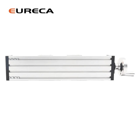 Side view of Right And Left Threaded Linear Motion Rail With SFU1605 Ball Screw For CNC Systems Rock Solid Precision Guide, 500mm Stroke