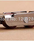 Super Smooth Window Roller And Door Pulley For 88 And 80 Type Frames With Double Flat Round Design Using Heavy Duty 403 Stainless Steel and Mute Nylon Rollers.