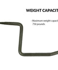 Step-Up Tree Step for Hunting Durable Slip-Resistant Tool-Free Install 4-Inch Step Area Supports Up to 750 Lbs Single Step Platform