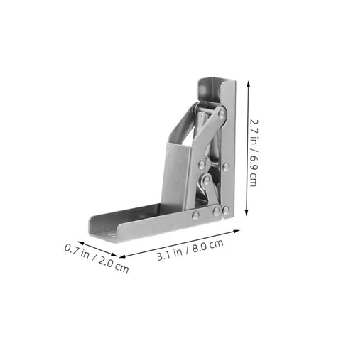 Wide Angle Cabinet Hinges for Smooth Door Operation Short Arm Durable Cold Rolled Steel 4 Pack for Kitchens and Closets, side view