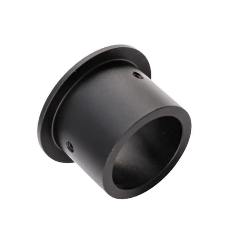 0.965 to 1.25 Inch Telescope Eyepiece Adapter with dual screw design for easy upgrades, black CNC-machined anodized metal