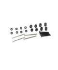 Premium Carbon Fiber Lightweight Race Frame Kit For Two Inch FPV Racing Drones complete hardware pack with screws and nuts.