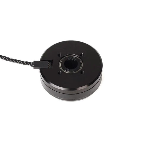 Badass High Torque Low Speed Gimbal Motor Gb54 1 Kv33 Brushless Camera Servo top view with cable for stabilization in drone builds.