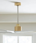 Top Shelf 70 Inch Ceiling Fan Featuring Five Wide Sweeping Blades In Sleek Aged Pewter Finish showing the motor and assembly detail.