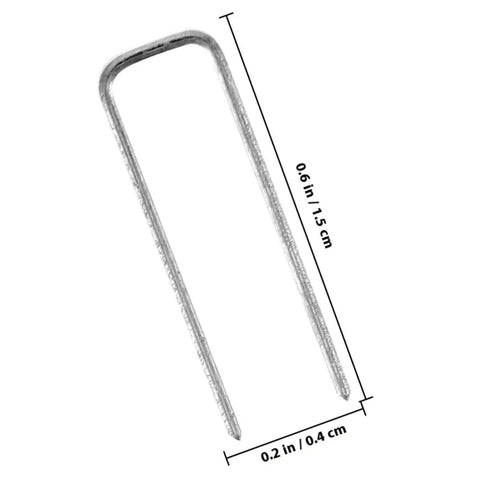Tough As Nails Shutter Tilt Rod Staples Heavy Gauge Steel Window Repair Hardware Kit, durable steel fastener for window installation.