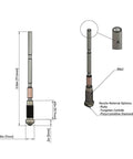 Diagram of Ruby Nozzle 0.4mm For Prusa MK4 XL 3D Printer Built Tough Ruby Tip High Hardness Abrasion Resistant for additive manufacturing