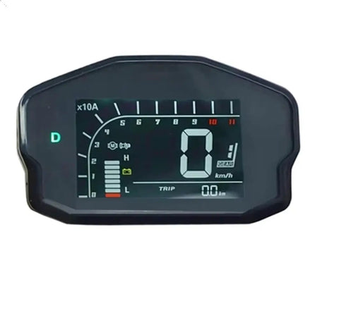 Adjustable Digital Speedometer Display With Seamless One Lin Can Bus Integration For Votol Em Controller And Fardriver Panels showing speed and trip data.