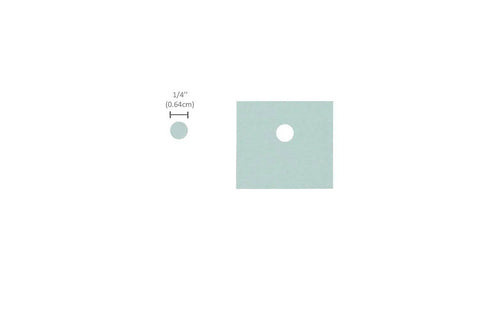Circle Shape One Quarter Inch Lever Action Hole Punch For Paper Crafting And Scrapbooking with a 1/4 inch hole display