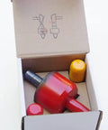 Peening Jig For Blade Work Hardening, Angle Guide For Sharpening Tools, Durable Austrian Made Tool With Red And Yellow Sleeves in box