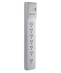 7 Outlet Surge Protector Power Strip With 6 Foot Heavy Duty Extension Cord For Home Office Travel Keeps Laptops Phones Tablets Desktops And More Powered By 2320 Joules Energy Rating White
