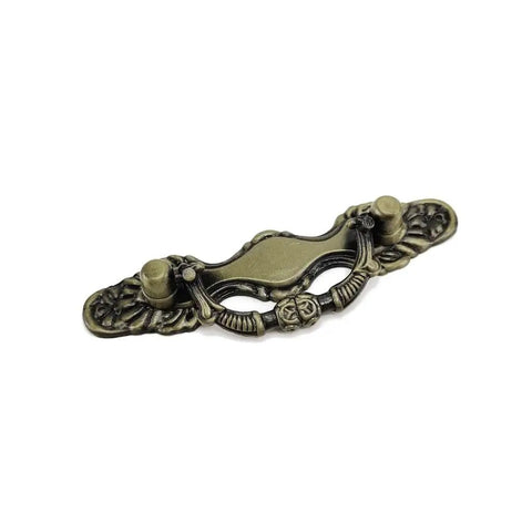European Retro Drawer Pull Handle For Cabinets And Doors, Vintage Brass Hardware For Antique Furniture, smooth finish design