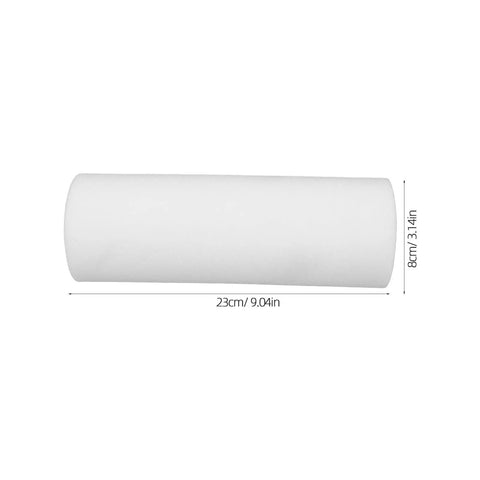 Top Pro Level Paint Roller Brush Head With Padded Handle For Zero Sweat Wall Covering And Sharp Trim Work A True Home Reno Game Changer For Swift Finish Efforts, 23cm x 8cm, white fabric roller.