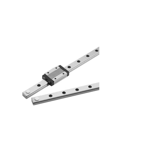 MGN15 Linear Rail 400mm 15.75 Inch Dual Rail Kit With Two 15mm Carriages For 3D Printers And CNC Machines Heavy Duty Steel Black Guide Rails