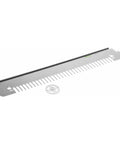 Dead Nuts Precise Box Joint Template Router Jig with 8.5 mm Copy Ring, durable metal guide for precise cabinet cuts.
