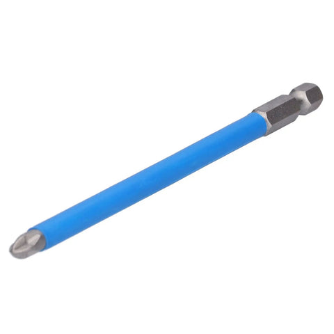 Rock Solid 10 Piece S2 Steel Impact Head Bit Kit For Hardcore Home Decor And Heavy Screw Work That Never Ruts Or Blows Out, blue bit