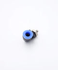 Image of Push To Connect Fitting For One Quarter Inch Tube OD X 10-32 UNF Male Thread Pneumatic Elbow 90 Degree Swivel Quick Connect