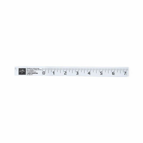 Flexible Paper Measuring Tape With Inches And Centimeters, Disposable And Single Use, 72 Inch Length Bulk Pack Of 500 shown flat