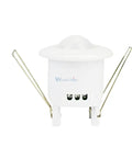 Ceiling PIR Motion Sensor Lampholder For LED Bulbs, 110-240V AC Auto On Off Light Switch, infrared detector, white plastic