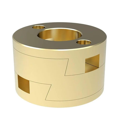 16mm Oldham Coupling T8 Z Axis Flexible Shaft For 3D Printer Hot Bed Reduces Swing Vibrations With CNC Screw Drive Smooth Printing Action brass coupling