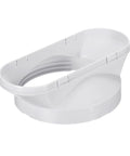Exhaust Hose Adapter For Portable Air Conditioners, 5.3 Inch Diameter Window Adapter Tube Connector, White ABS