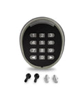 Badass Wireless Keypad For Automatic Swing Gate Boasts Dead Simple Setup Hella Tough Metal Housing And Smart Digital Code Panel, showing keypad with mounting hardware.